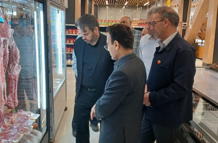 بازدید مدیر کل تعاون و اداره کار و امور اجتماعی بهمراه معاونت تعاون از فروشگاه تعاونی فولاد خوزستان